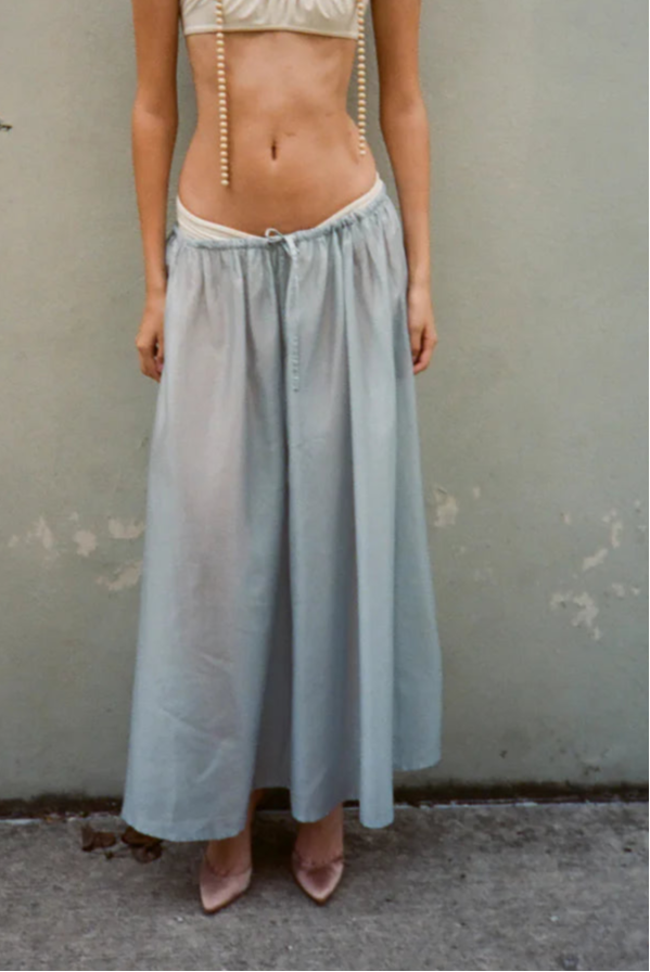 BELLE THE LABEL / RHEA TRANSPARENT MAXI SKIRT