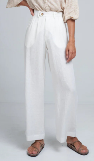 SALE* LILYA DAY LINEN WIDE LEG PANT