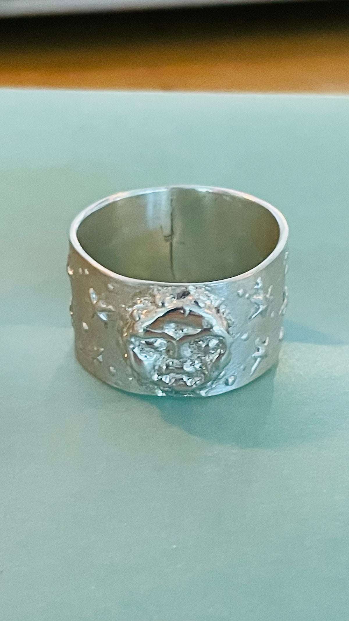 SANCT DESIDERATA / COPERNICUS BAND RING SUN FACE STARS