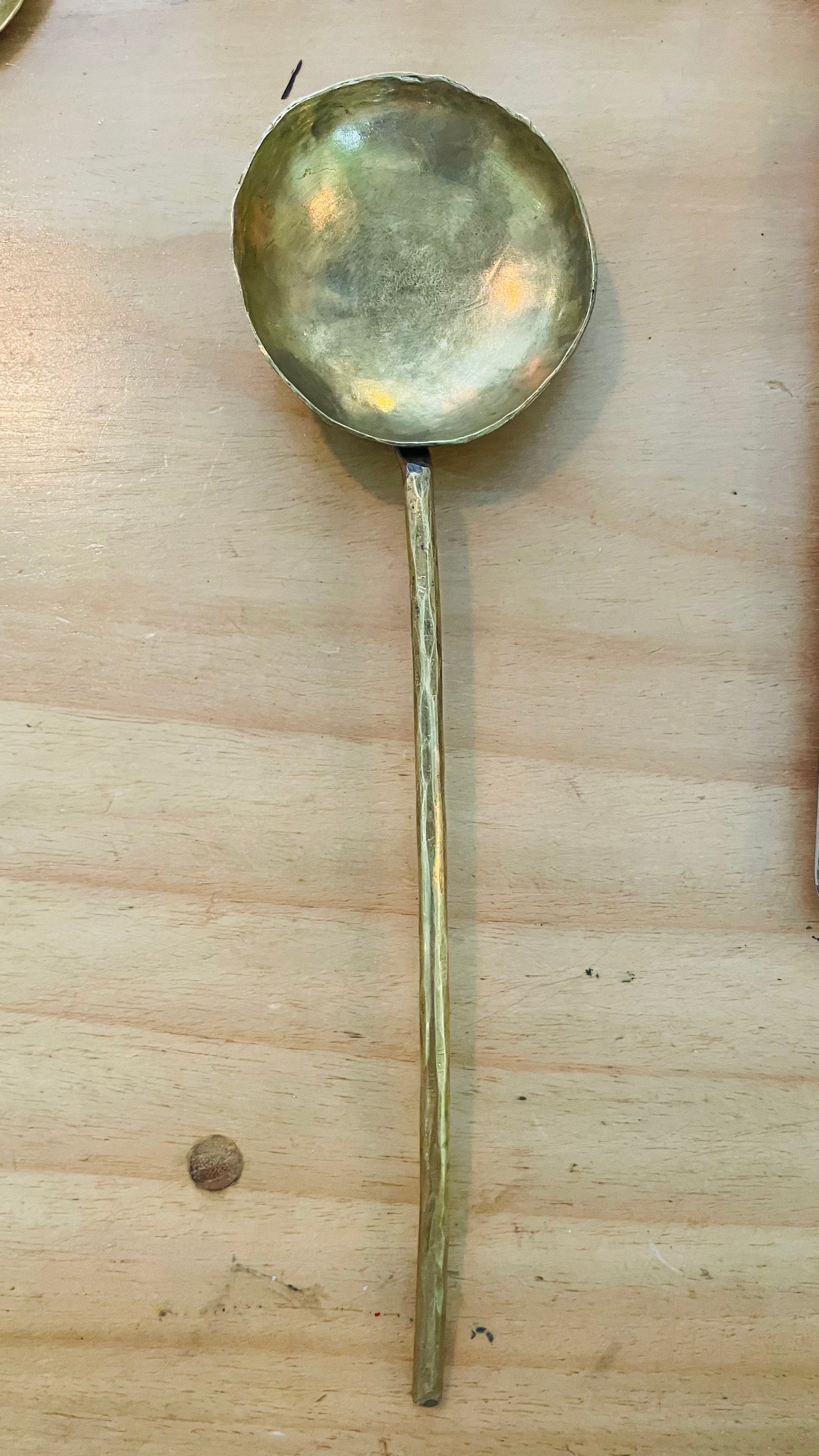 TOTEM HOME / BRASS SERVING SPOONS