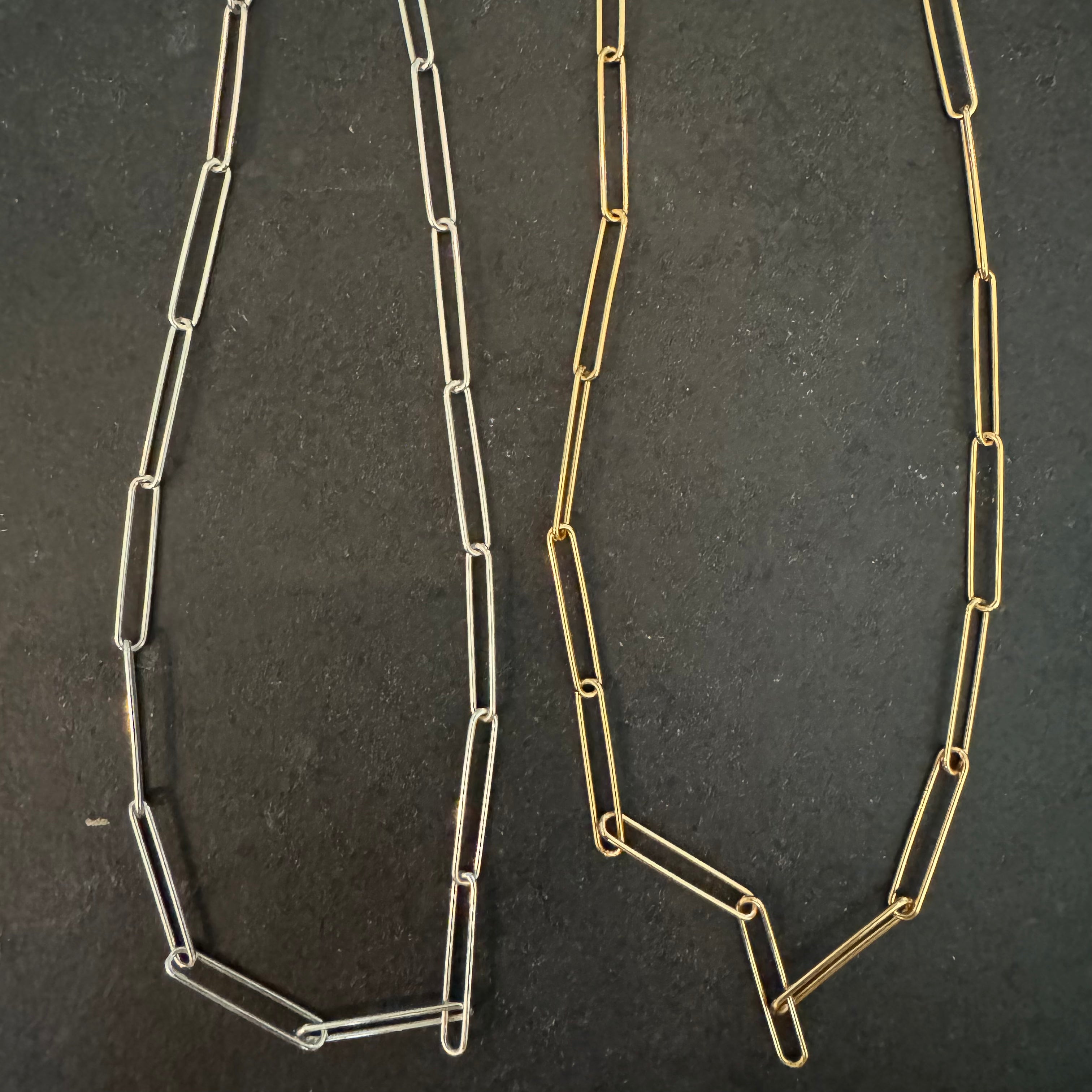 BRITT BOLTON / PAPERCLIP CHAIN NECKLACE