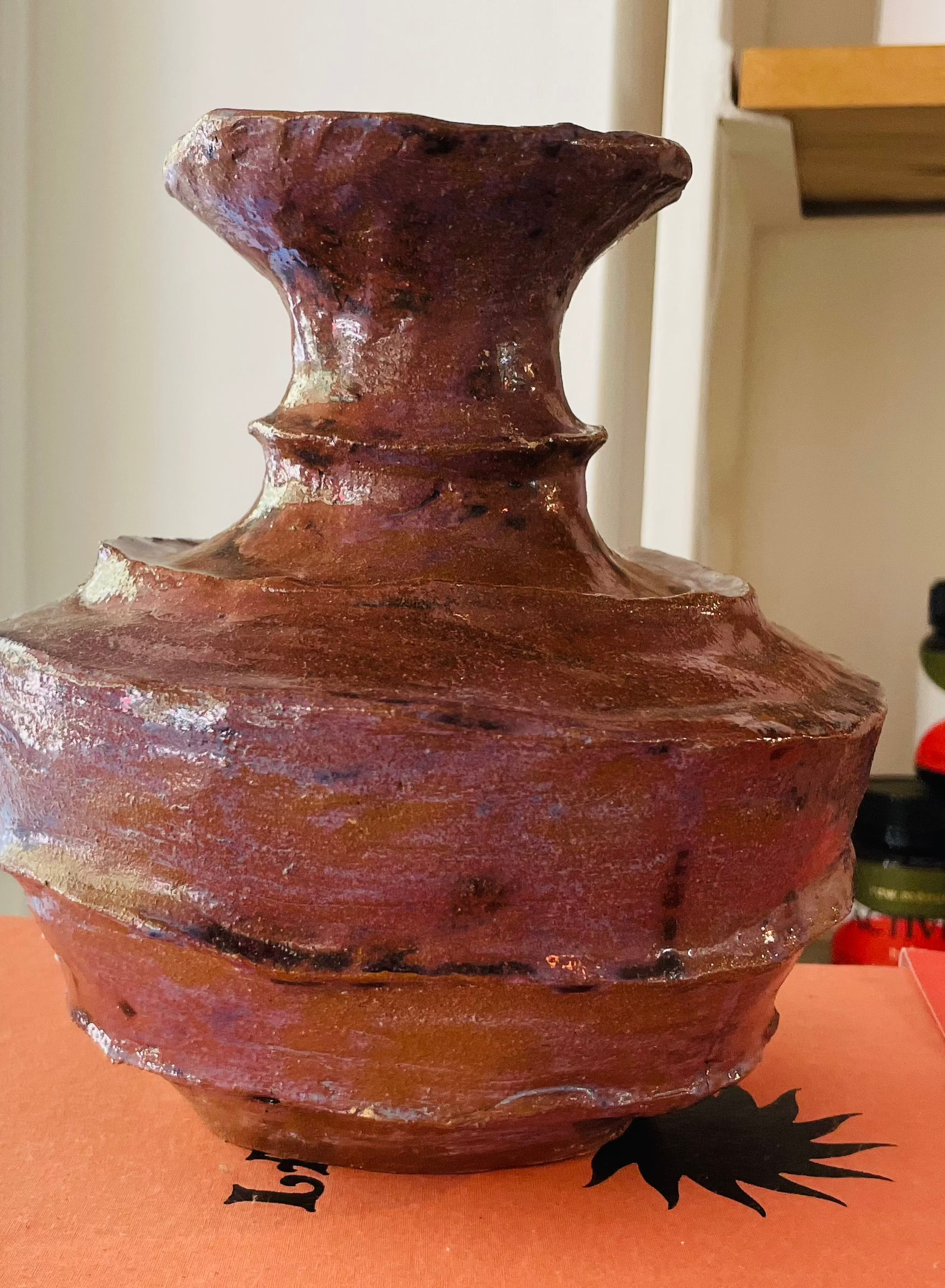 ALLEGRA PACHECO / LARGE PINCHED CERAMIC SNAKE VASE