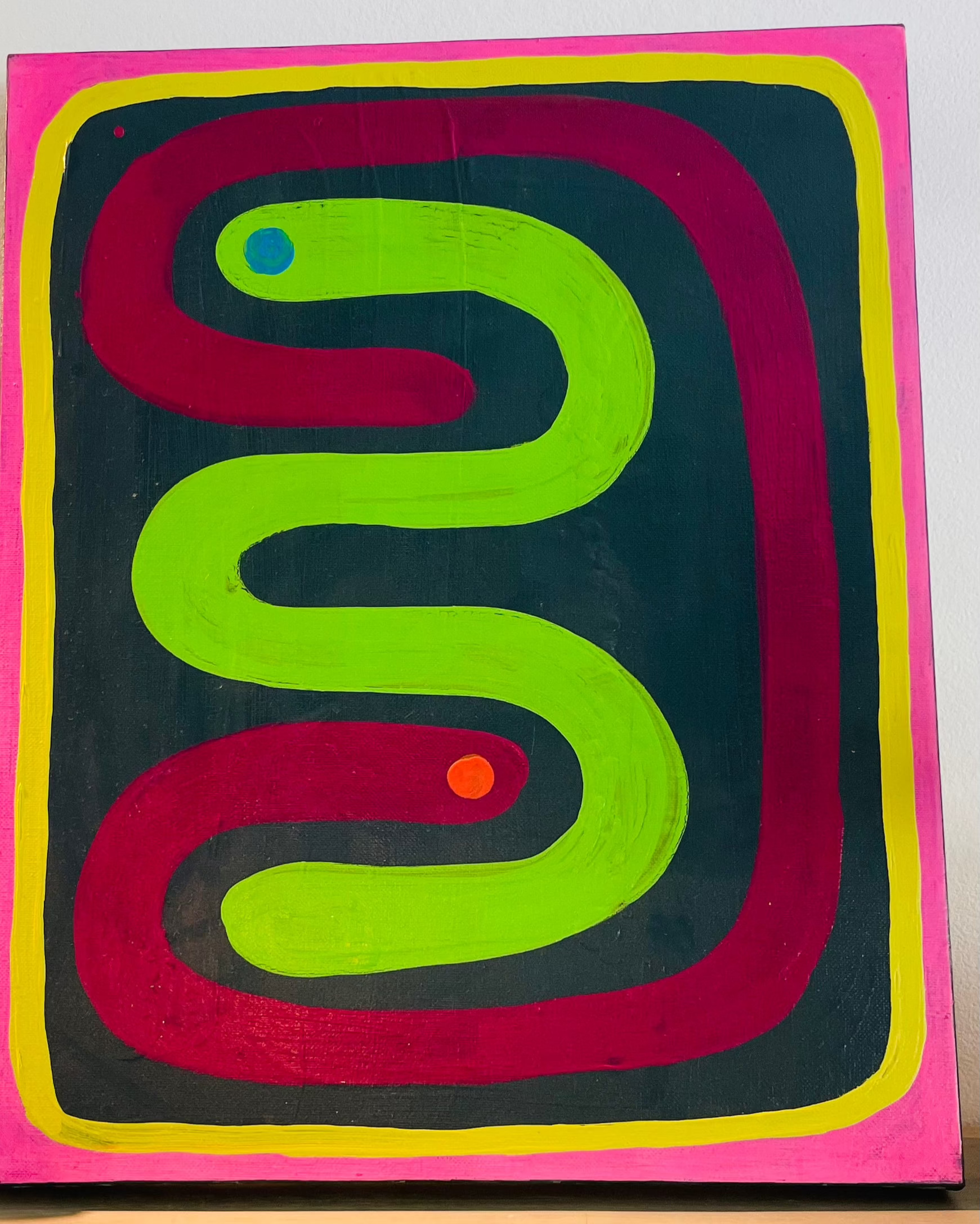 ALLEGRA PACHECHO / DOUBLE SNAKE PAINTING
