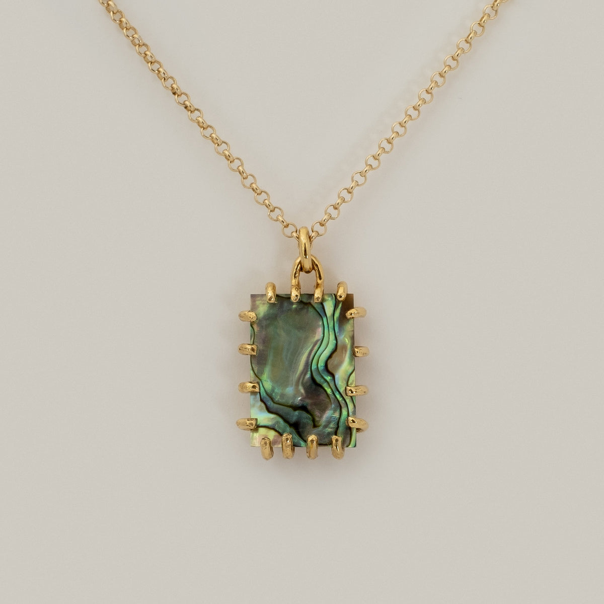 MEREWIF PHOEBE ABALONE NECKLACE