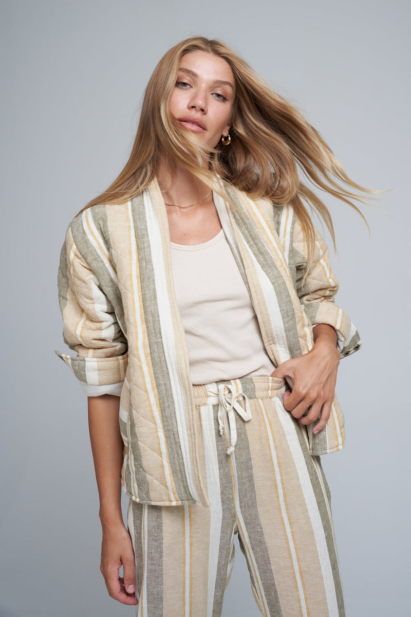 LILYA PEPE LINEN STRIPED PANT