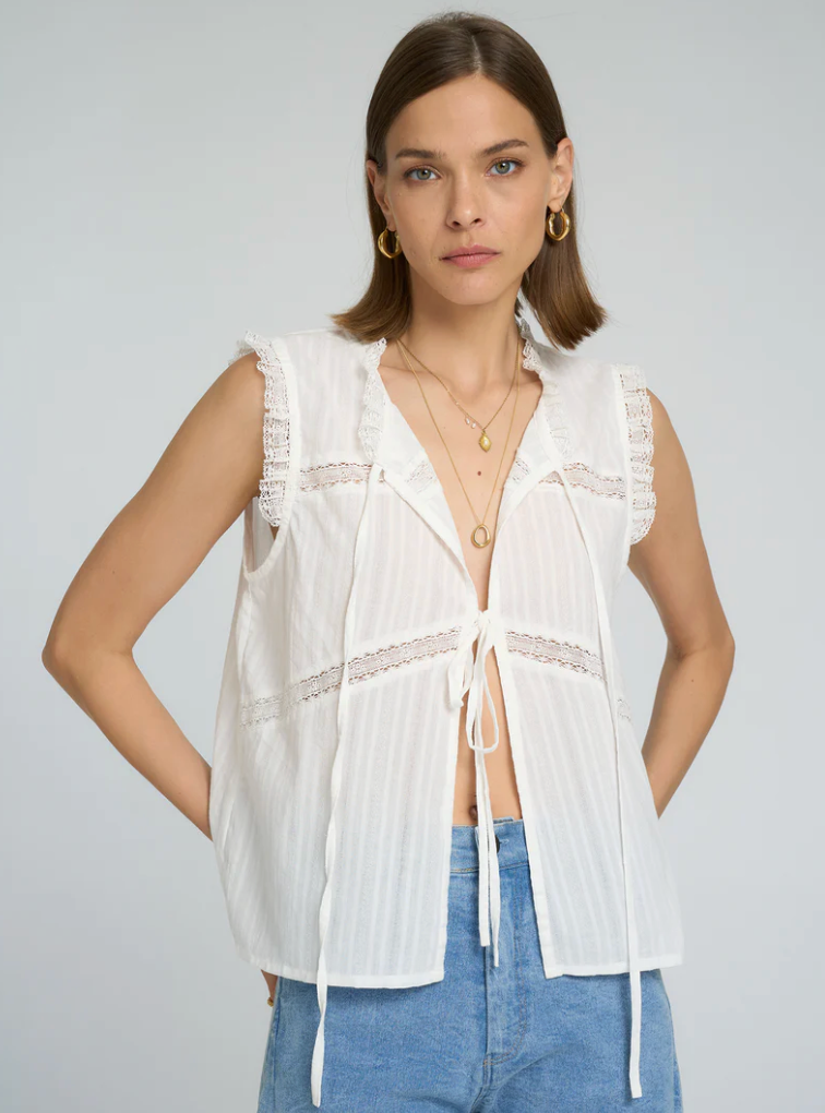 LILYA / JUPITER WHITE LACE TOP