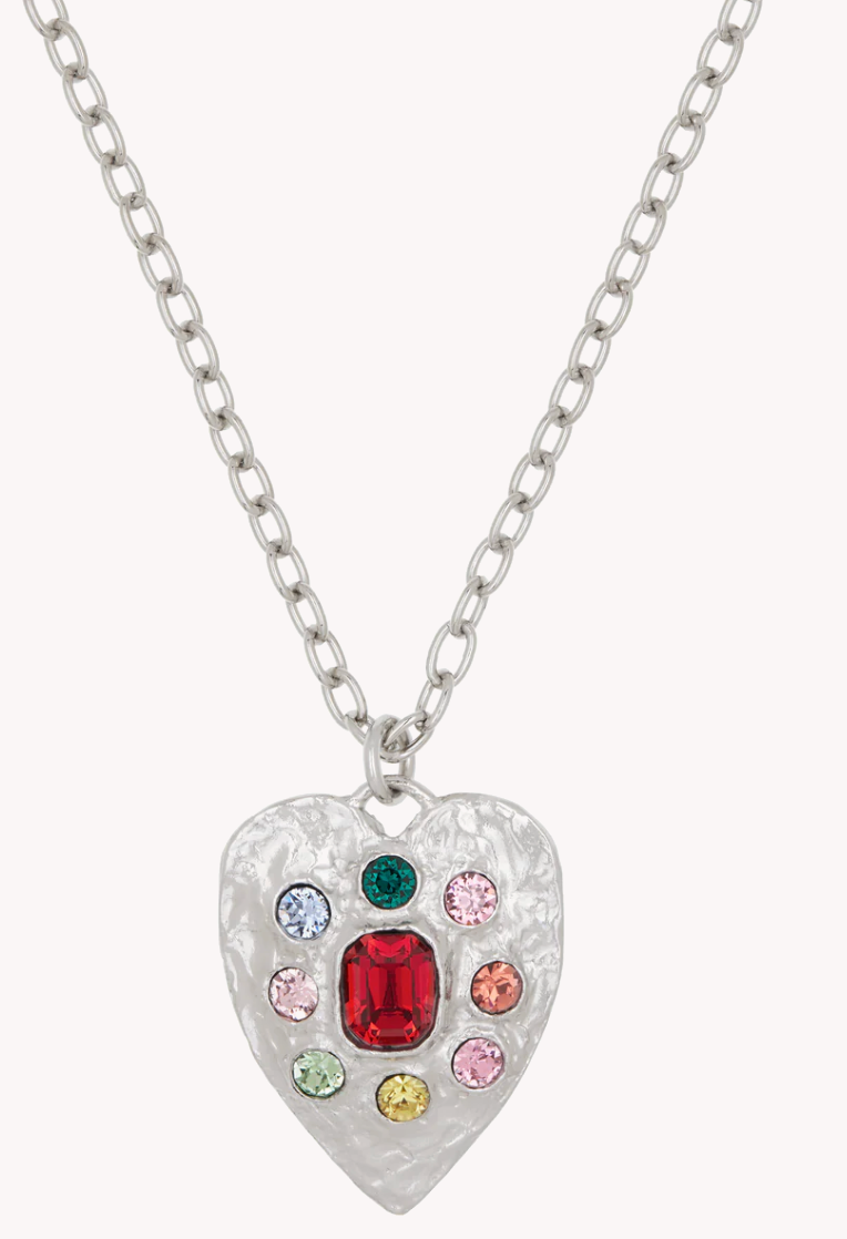 MONDO MONDO / SILVER TROPICANA NECKLACE MULTI STONE