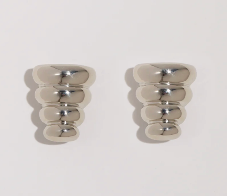 MONDO MONDO / SILVER PUPA EARRINGS