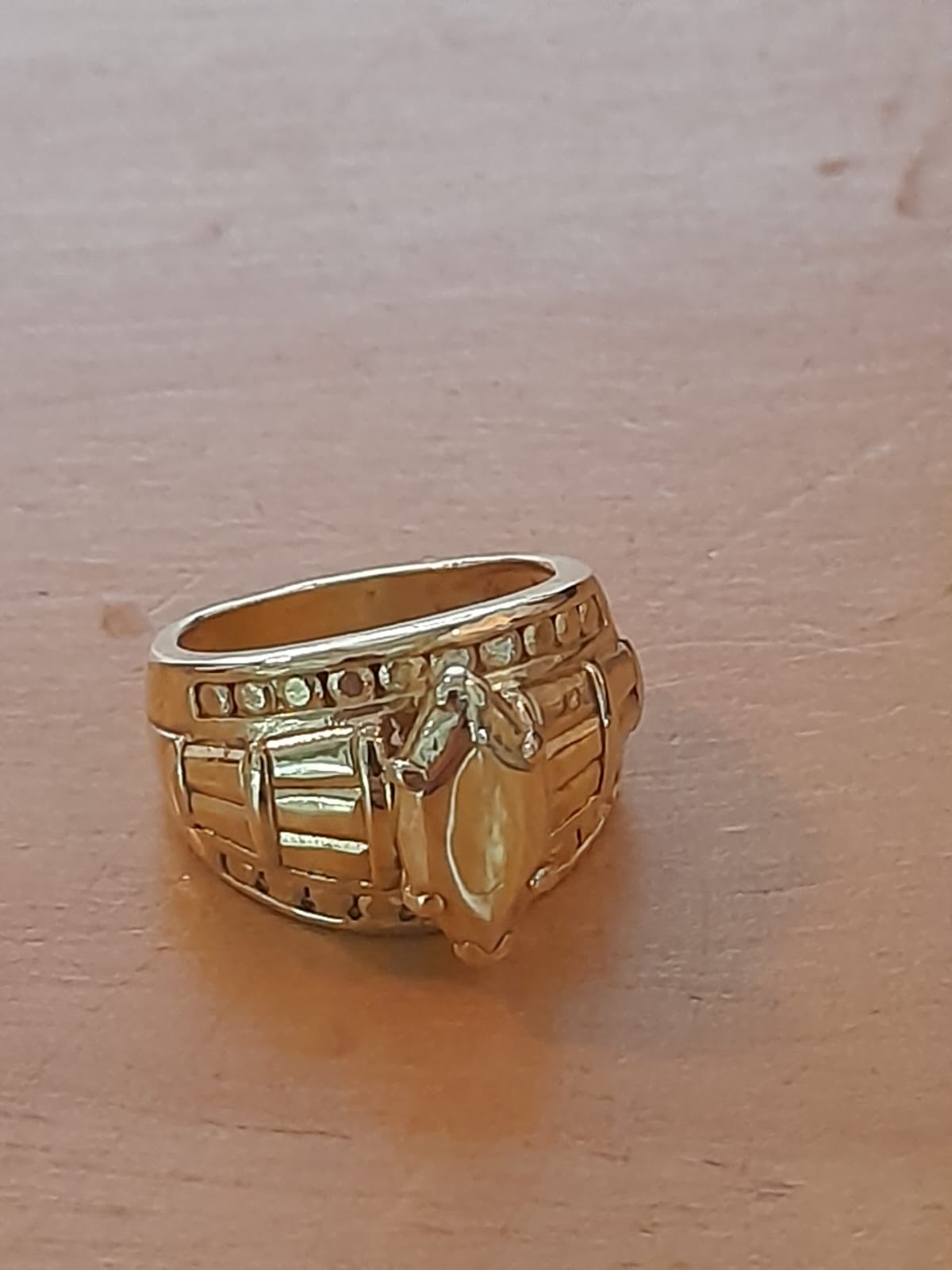 BRITT BOLTON BRASS GRANDMA'S RING