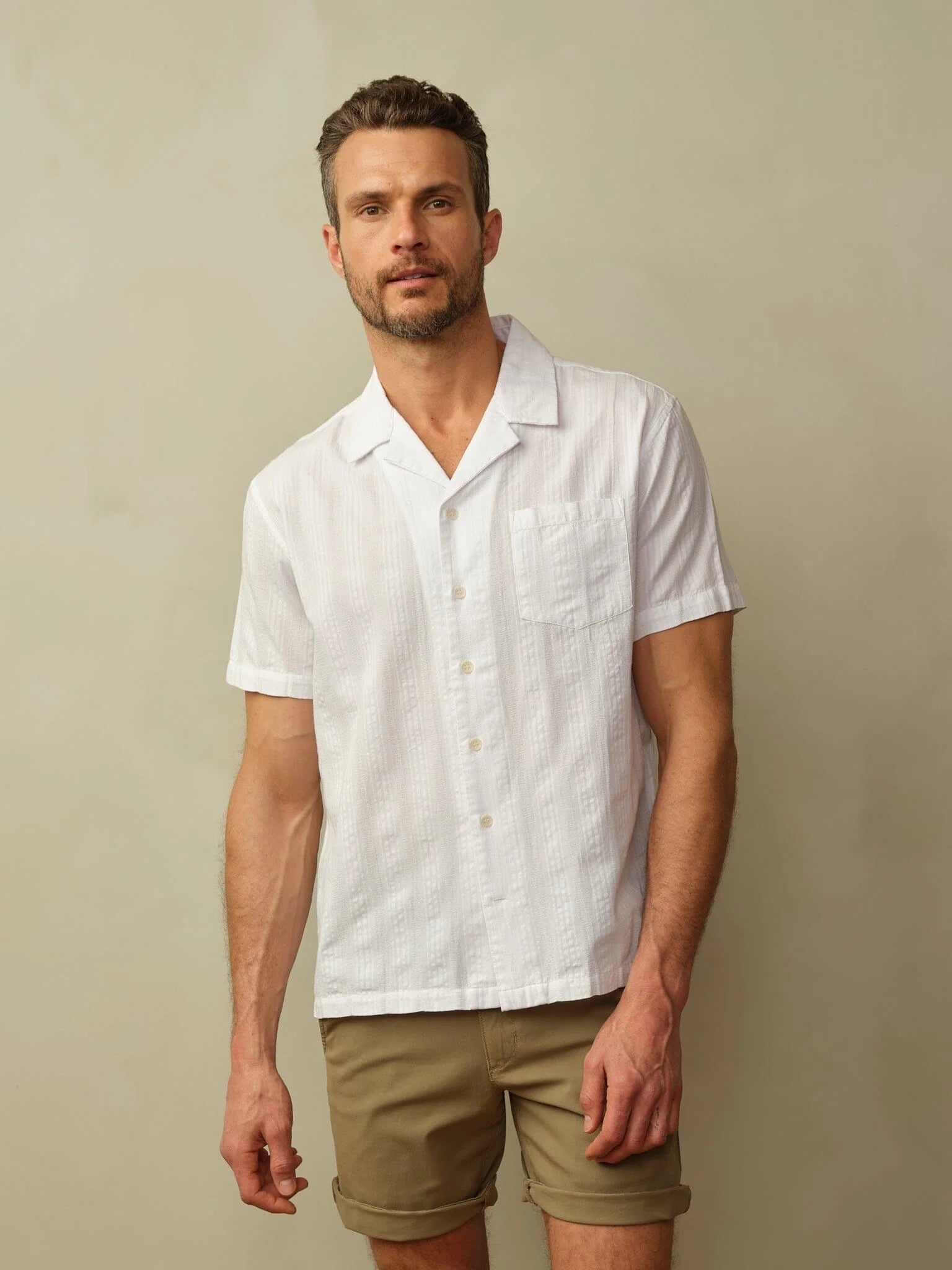 ROAD TO NOWHERE / MENS FEZ SS WHITE COTTON